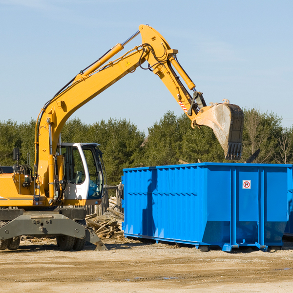 are there any restrictions on where a residential dumpster can be placed in Effingham KS